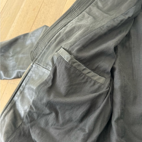 All Saints Black Leather Jacket - Picture 7 of 7